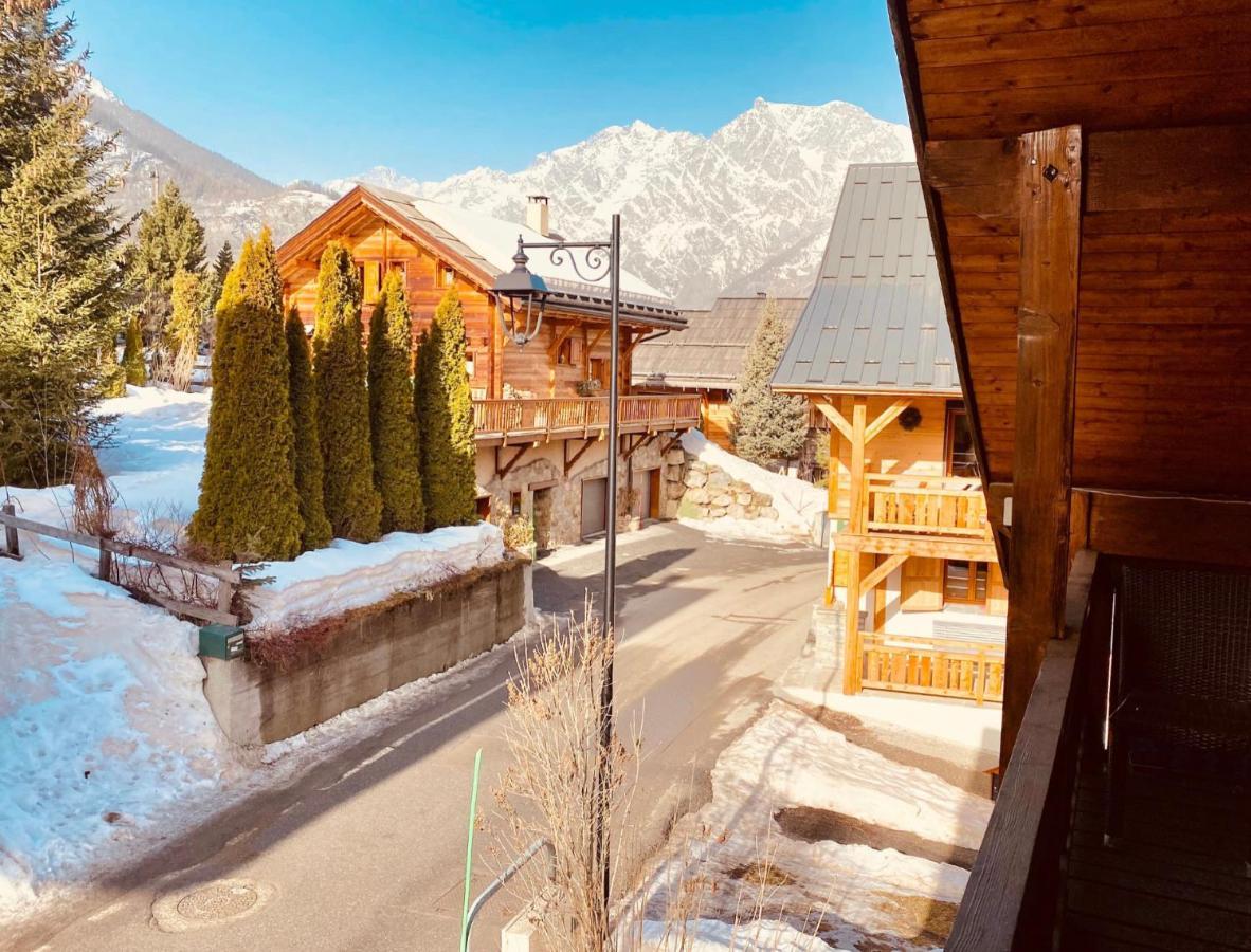 Chalet Marcel Puy-Saint-Vincent Pieds Des Pistes Villa Esterno foto